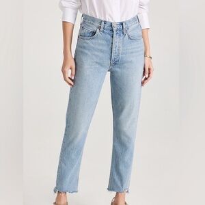 AGOLDE RILEY IN ZEPHYR SIZE 27 NWT